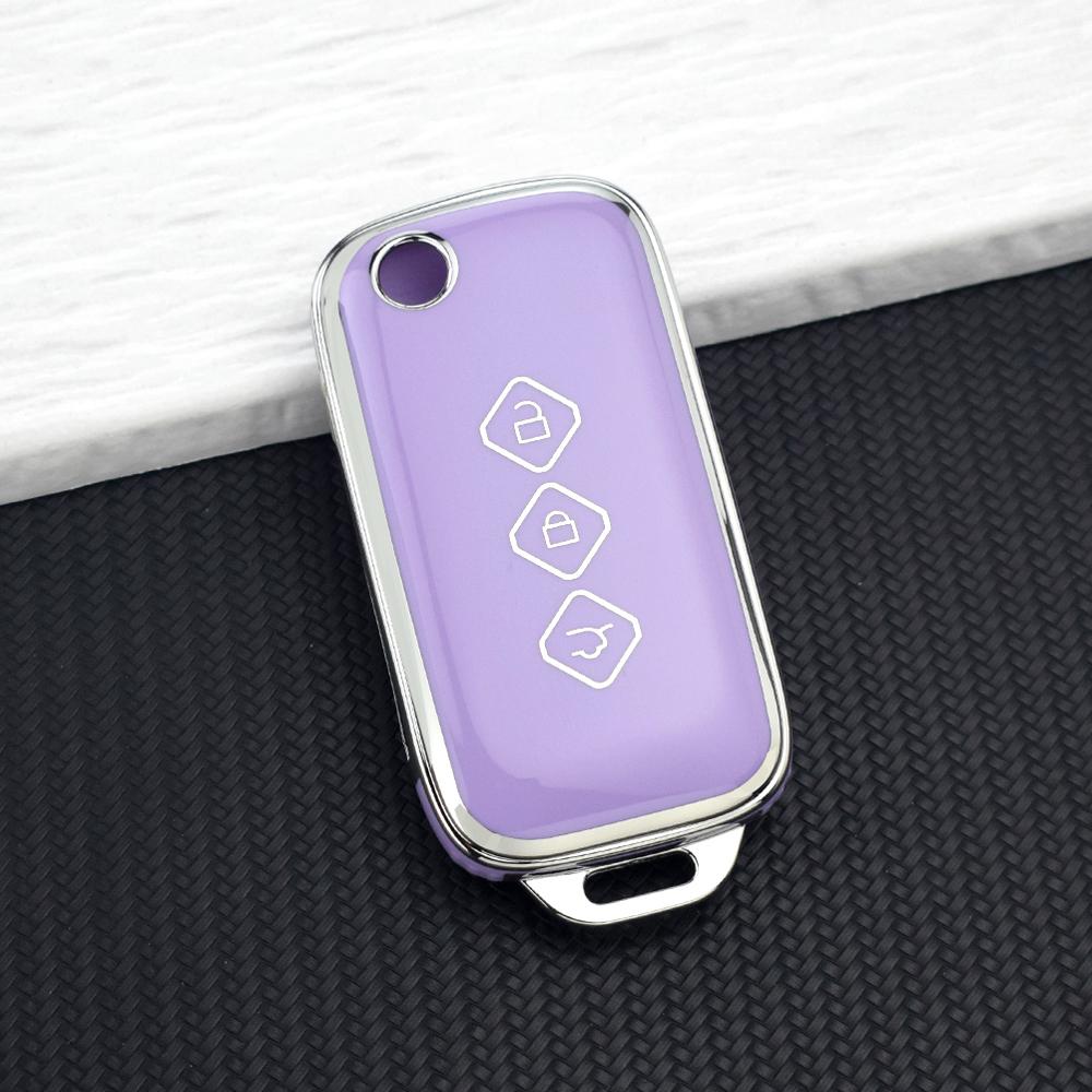 Tpu Flip Car Key Case Cover For Wuling Hongguang S Baojun 730 510 560 530 360 630 Rs-5 For Chevrolet Trax Aveo Captiva Groove