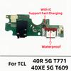 USB Charger Dock Connector Board Charging Port Flex Cable For TCL 40R 5G T771 40 XE 40XE 5G T609