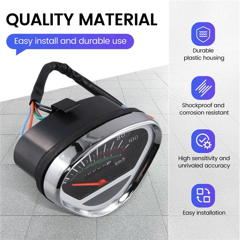 A77T-Motorcycle Speedometer Odometer For Honda DAX 70 DAX CT50 CT70 DIGITAL METER чёрный