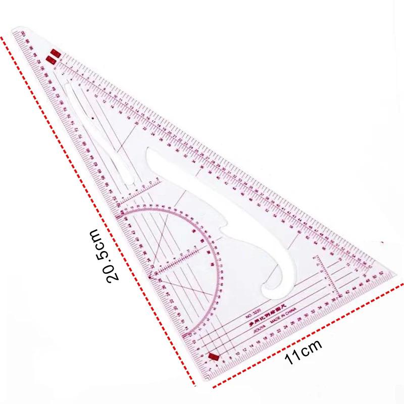 French Curve Ruler Soft Patchwork Ruler Measure Tailor Drawing Template DIY Fabric Cutting Measuring Ruler Sewing Tool Kits