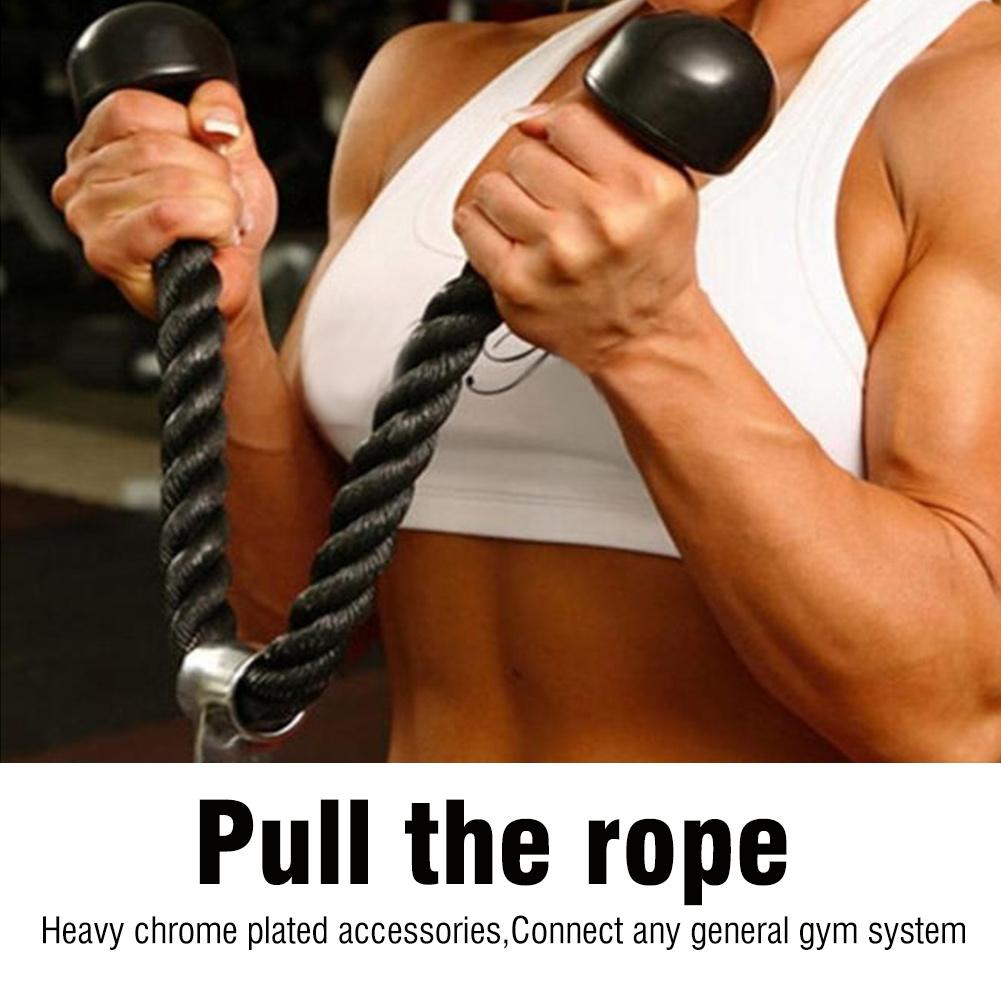 Musculus Biceps Triceps Tension Rope Bodybuilding Gym Push Pull Press Cable Attachment