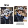 Foldable Bucket Hat for Adult Teenagers Wide Brim Foldable Fisherman Hat Spring Summer Anti-uv Hat Camouflage Design