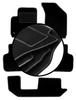 Set of Velour Floor Mats For: Fiat Freemont 7-seater (2011-2016)