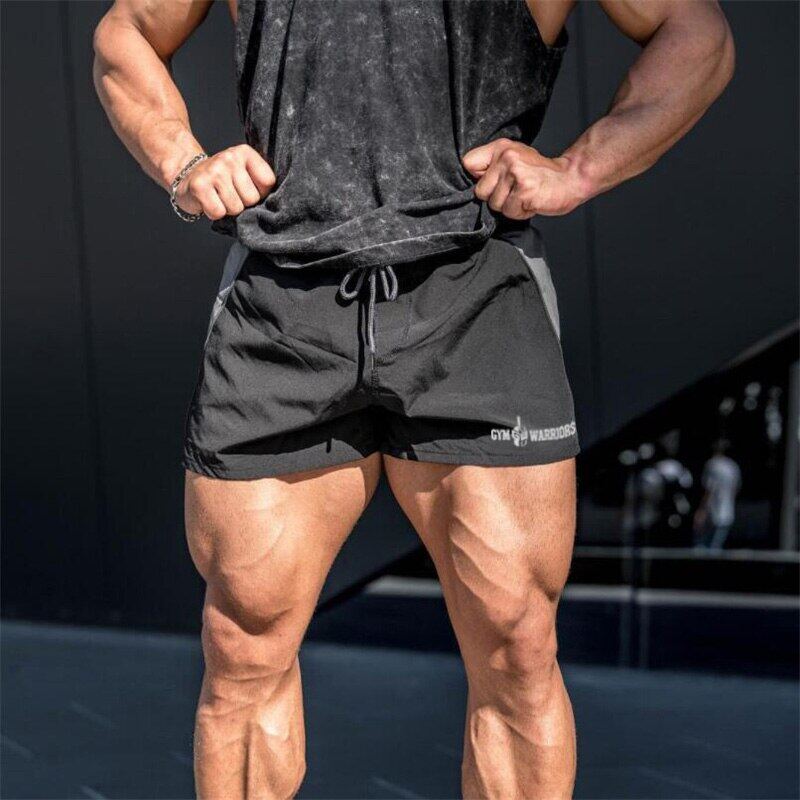 Muscleguys Mens Short Shorts gym Training Wear Sports basic quick Dry Fit 4 Colors instock male Beash Swimming fashion Bottom Shorts