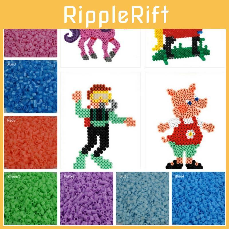 Perler 17 Colors Beads Set Kid Adults 3d Puzzle Mosaic Craft Boy Girl Kit Adults