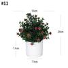 Fake Plant Potted Workspace Table Accessorie Wedding Accessorie Artificial Flower Ornament Household Decoration Room Desktop Decor