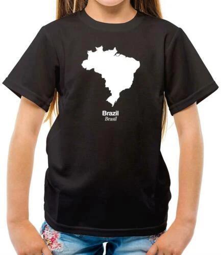 Brazil Silhouette - Kids T-Shirt - Brazilian - Country - Travel - Brasilia -Gift 110