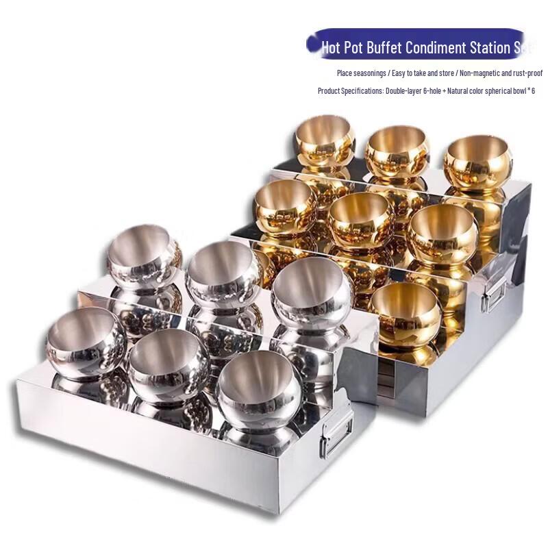 Stainless Steel Hotpot & Buffet Seasoning Accessories
