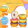 NUOLUX 6pcs Donut Models Realistic Donuts Donut Floats Donut Squeezes Food Bread Models Party Decorations Home Decorations Dollhouse Donuts Food