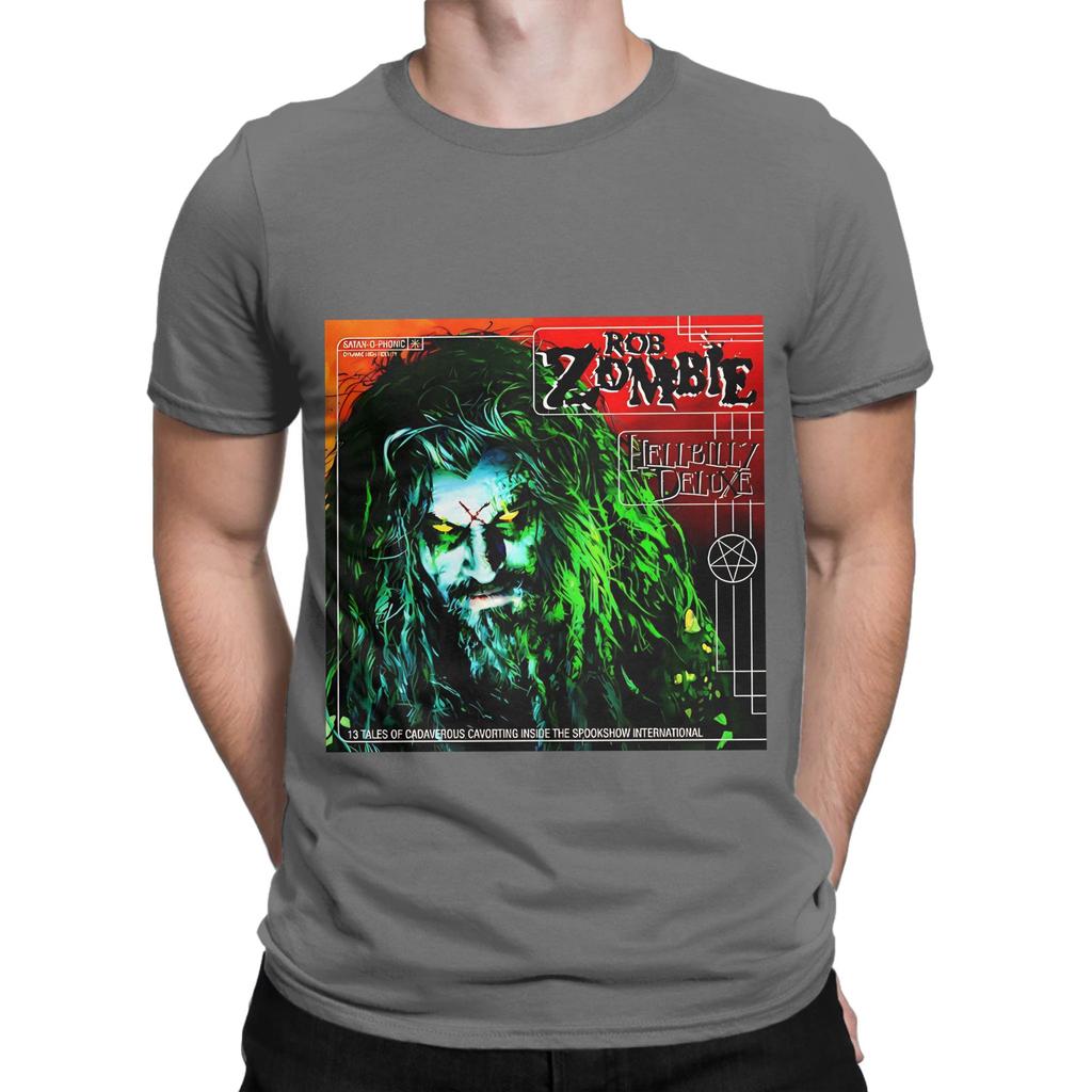 RobZombie Singer Hellbilly Deluxe Funny 100 Cotton TShirt New The Robzombie Tops Tees For Unisex