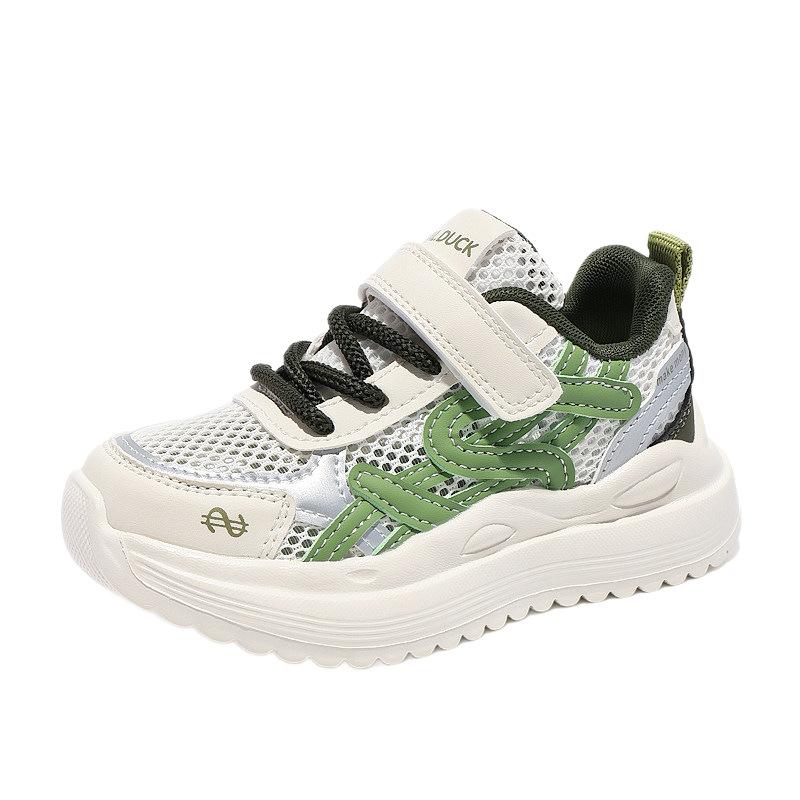 Little Yellow Duck Boys' Sports Shoes2026New summer single-layer breathable children's shoes, mesh sneakers for girls, available in sizes for