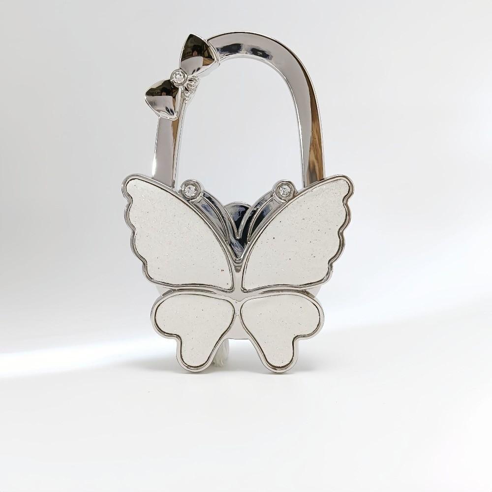 Fashion Foldable Butterfly Handbag Hook for Women Portable Creative Bowknot Purse Hook Durable Table Hanger for Table