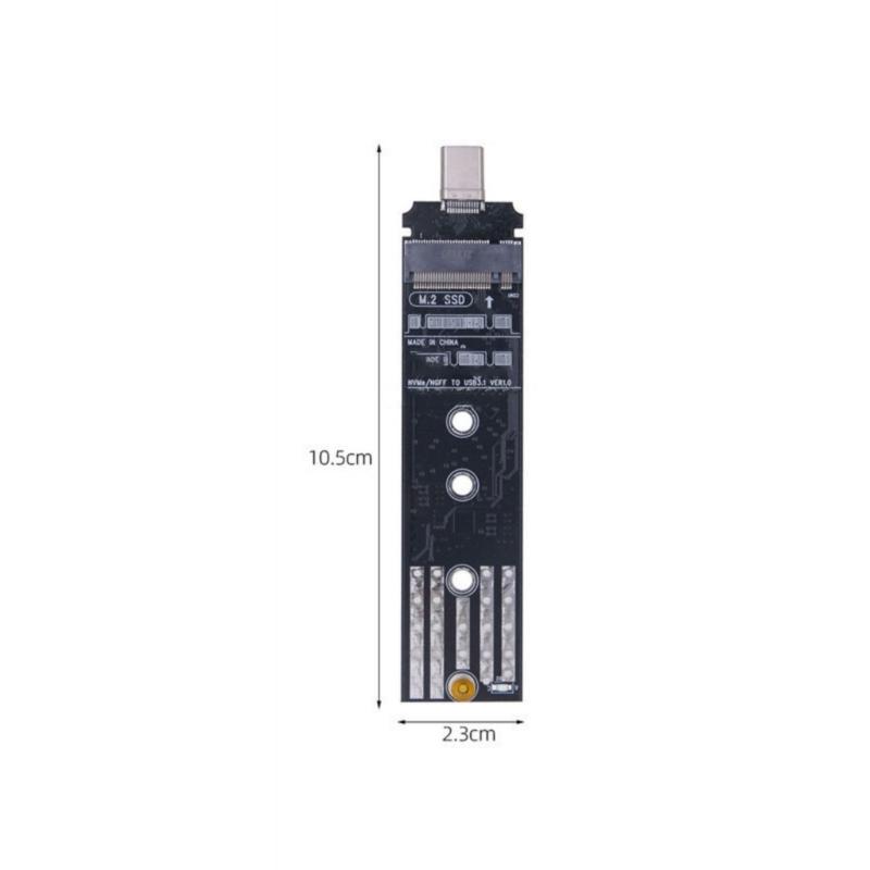 M.2 NVME SSDs to USB Adapter for Fast File Transfers Support for 2280 2260 2242 2230 Drive Type C/USB Interfaces