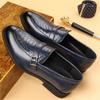Gentleman Monk Strap Loafers New Men Pointed Belt Buckle Leather Shoes Male Designer Formal Wedding Dress Homecoming Footwear