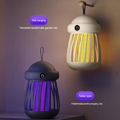 Mini țânțari Zapper USB alimentat cu șoc electric Zapper cu UV LED lumină interior/exterior/camping/patio agățat capcană lampă