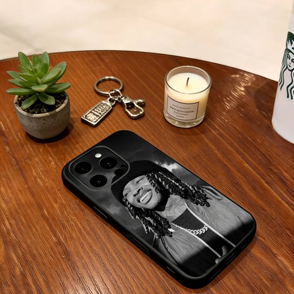 Raper K-King Von Phone Case Soft Silicone Black For IPhone 17 16 15 14 13 12 11 X XR Plus Pro Max Plus