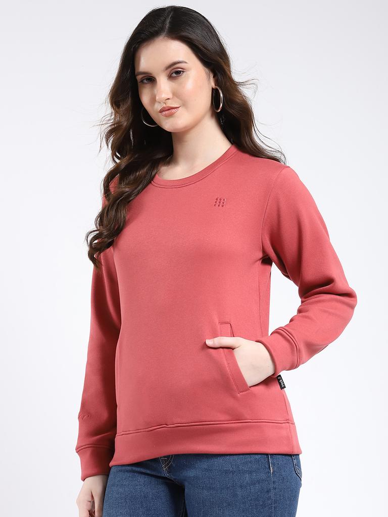 Rock it Women's Round Neck Full Sleeve Sweatshirt