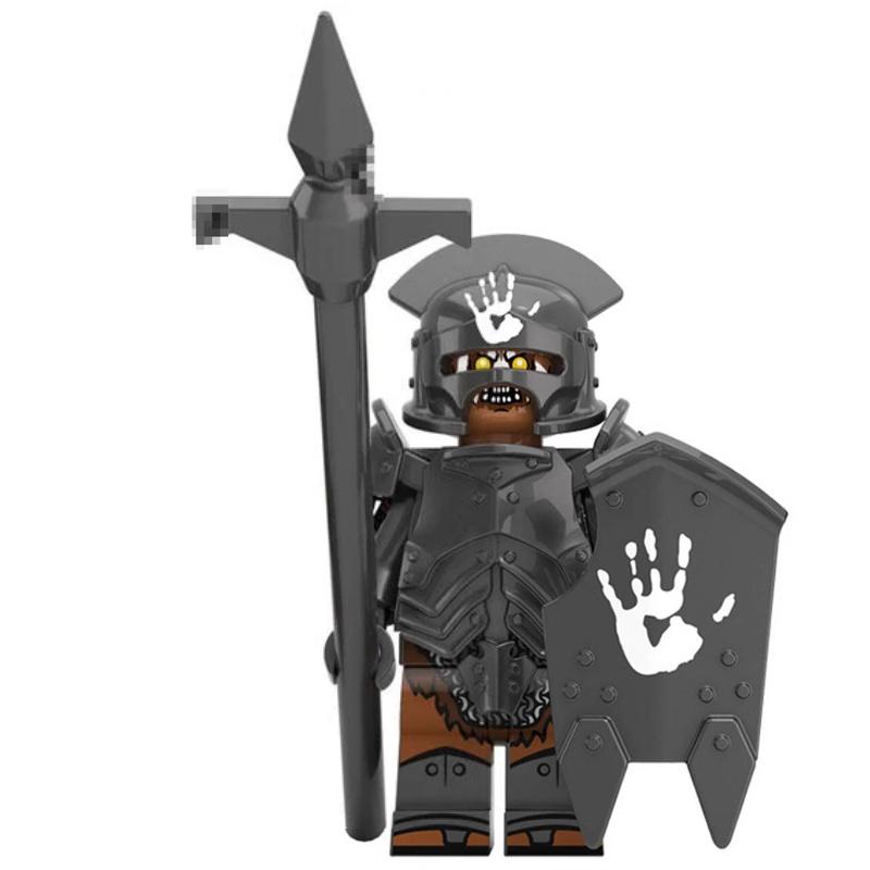 

Kt1033 Magic Lord Mini Figure Series Powerful Orc Xp254-261 Children s Educational Building Toy Style E