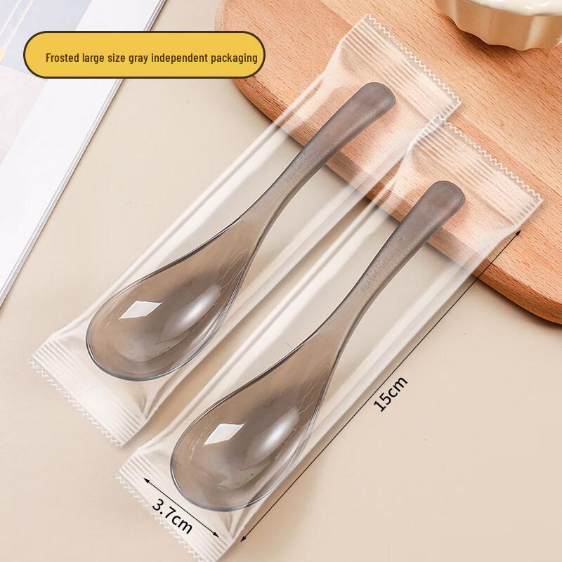 ZISIZ Individually Wrapped Disposable Spoons
