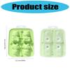 Easy Release Ice Cube Mold Little Dragon Shape Ice Cube Tray Flexible Silicone Ice Maker for Cocktails Teas Coffee