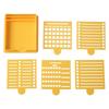 Multi Purpose Sticky Note Stencil 5IN1 Notepad Dispenser Note Box Sticky Note Holder Set  Office