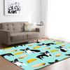 Cute Pet Dogs Living Room Carpet Large 3D Shapi Carpets for Bedroom Kids Play Room Mats Memory Foam Anti-Slip Bathroom Mat