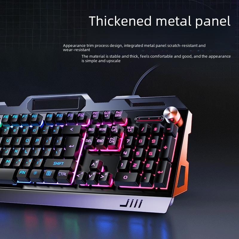 Silver Carving V2G5 Metal Gaming USB Set: Keyboard, Mouse, Headset