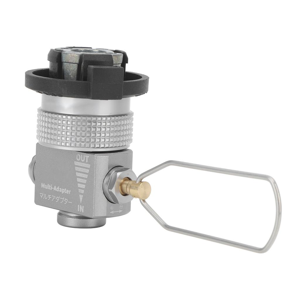 Gas Canister Refill Adapter Vent Valve Kit Shifter Portable Camping Backpacking Stove Fittings