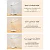 USB Rechargeable Table Lamp Adjustable Brightness Eye Protection Desk Light Touch Dimming Table Light LED Double-Head Desk Lamp With Holder