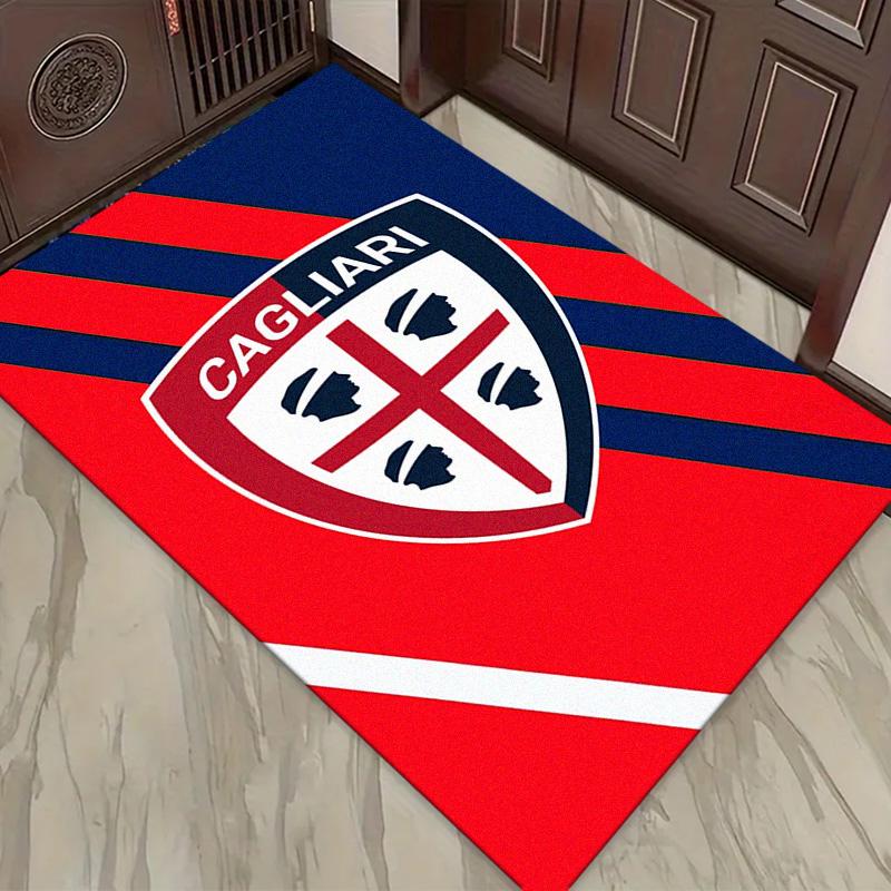 Cagliari Calcio Carpet Rug for Living Room Bedroom Home Sofa Decoration,Kids play Non-slip Floor Mat