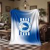 Coperta in Flanella con Stampa Calcio Brighton & Hove Albion Morbida Calda Coperta da Divano Letto per Casa Ufficio Camera da Letto