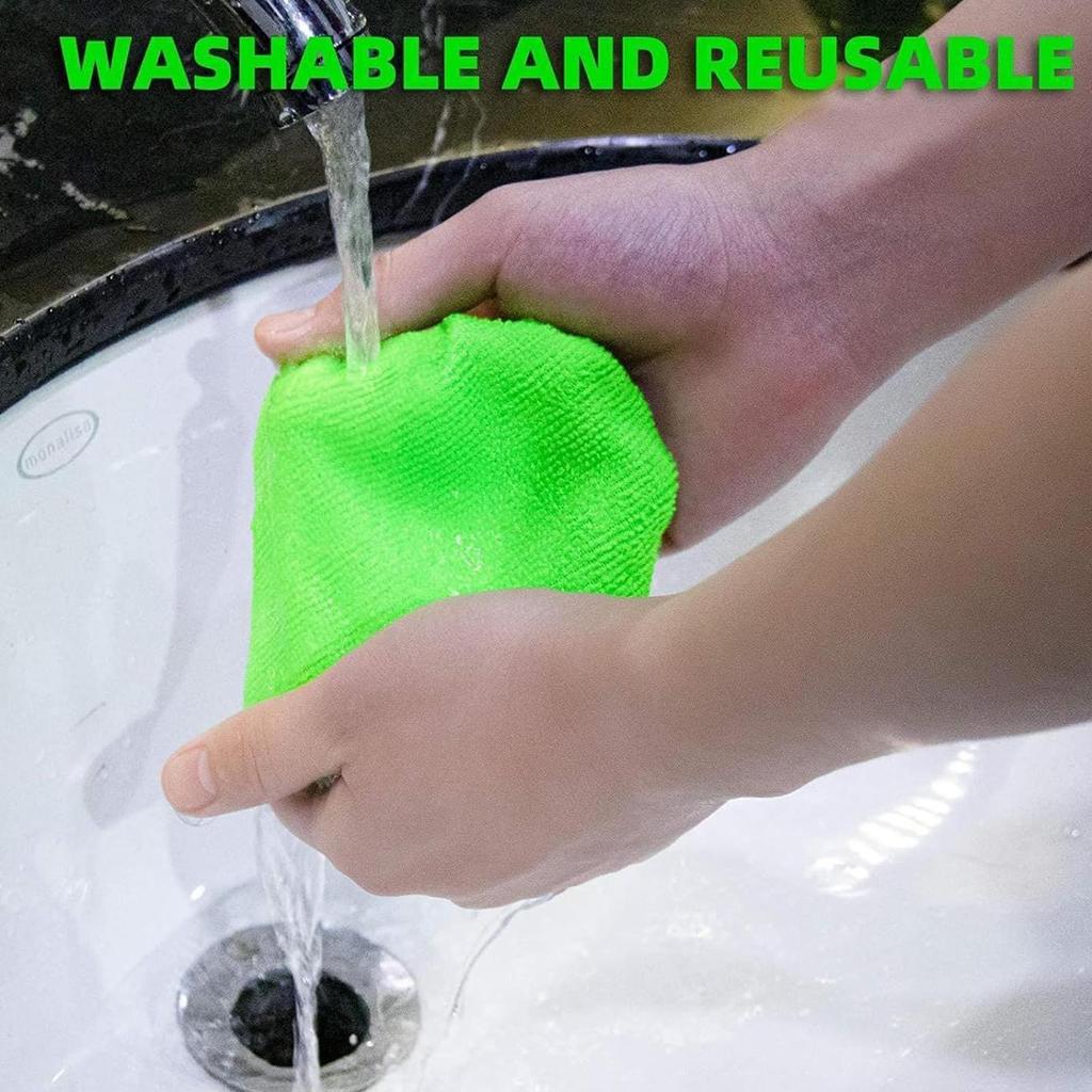 Car Windshield Cleaner Brush Telescoping Pole Microfiber Cloth Windshield Cleaning Tool Glass Brush for Shower Room Bathroom