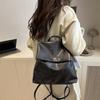 Pu Material Womens Retro Casual Backpack With Durable Wearresistant Design For Daily Use