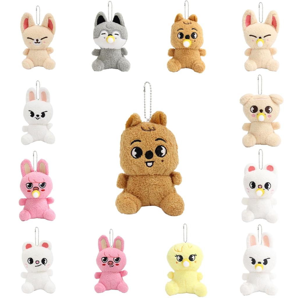 Stray Kids Plush Doll Keychain With Pp Cotton Filling For Kids And Teens