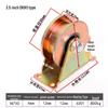 Heavy Duty U-Shaped Double Rail Steel Guide Wheel Pulley with V-Shaped Angle