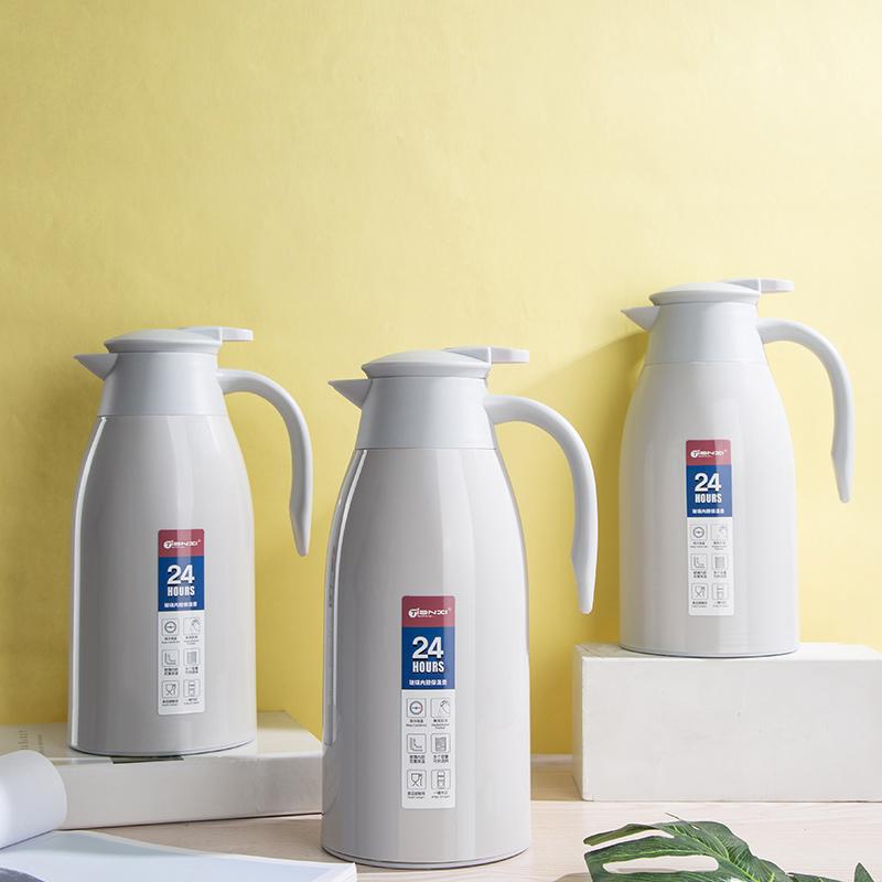 GIANXI Large-capacity Thermos Bottle Glass Liner Heat Insula Boiling Vacuum Bottle Household Portable Thermos Bottle Drinkware