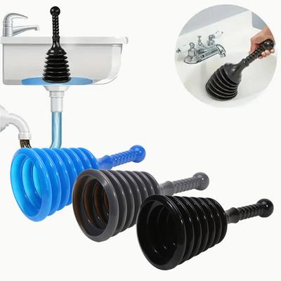 Sink Pipeline Dredger Kitchen Toilet Drain Plungers Bath Sink Power Pipe Dredging Tool Suction Cup Plug Toilet Bathroom Tools