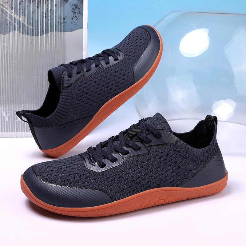 Mesh Casual Sneakers met Brede Neus Lichtgewicht Ademend Crosstraining Schoenen Dames Heren Antislip Wandelen Platte Schoenen