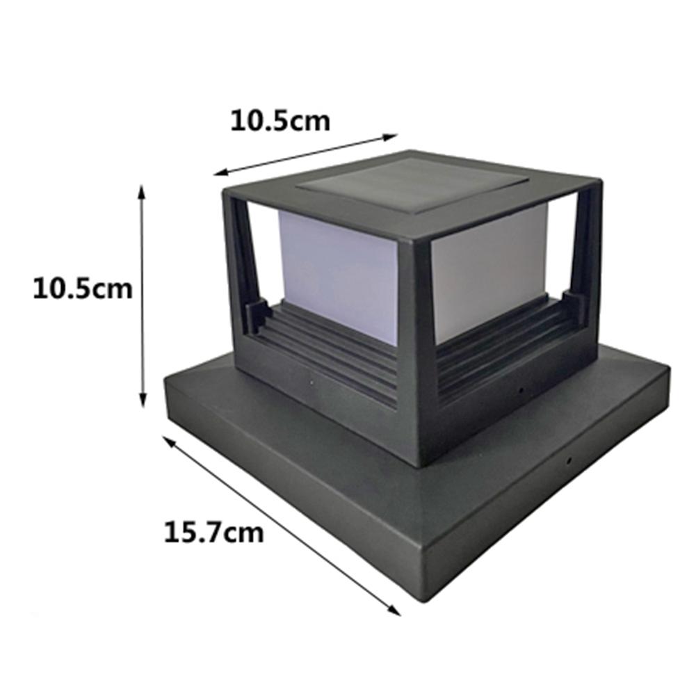 Solar Powered Post Light IP54 Waterproof Outdoor Column Patio Fence Light For Garden Decoration Courtyard Pathway Solar Lamp