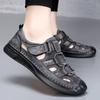 Fashion Summer Men's Sandals Comfortable and Breathable Style Leisure Outdoor Street Walking Daily Travel Genuine Leather Office Shoes