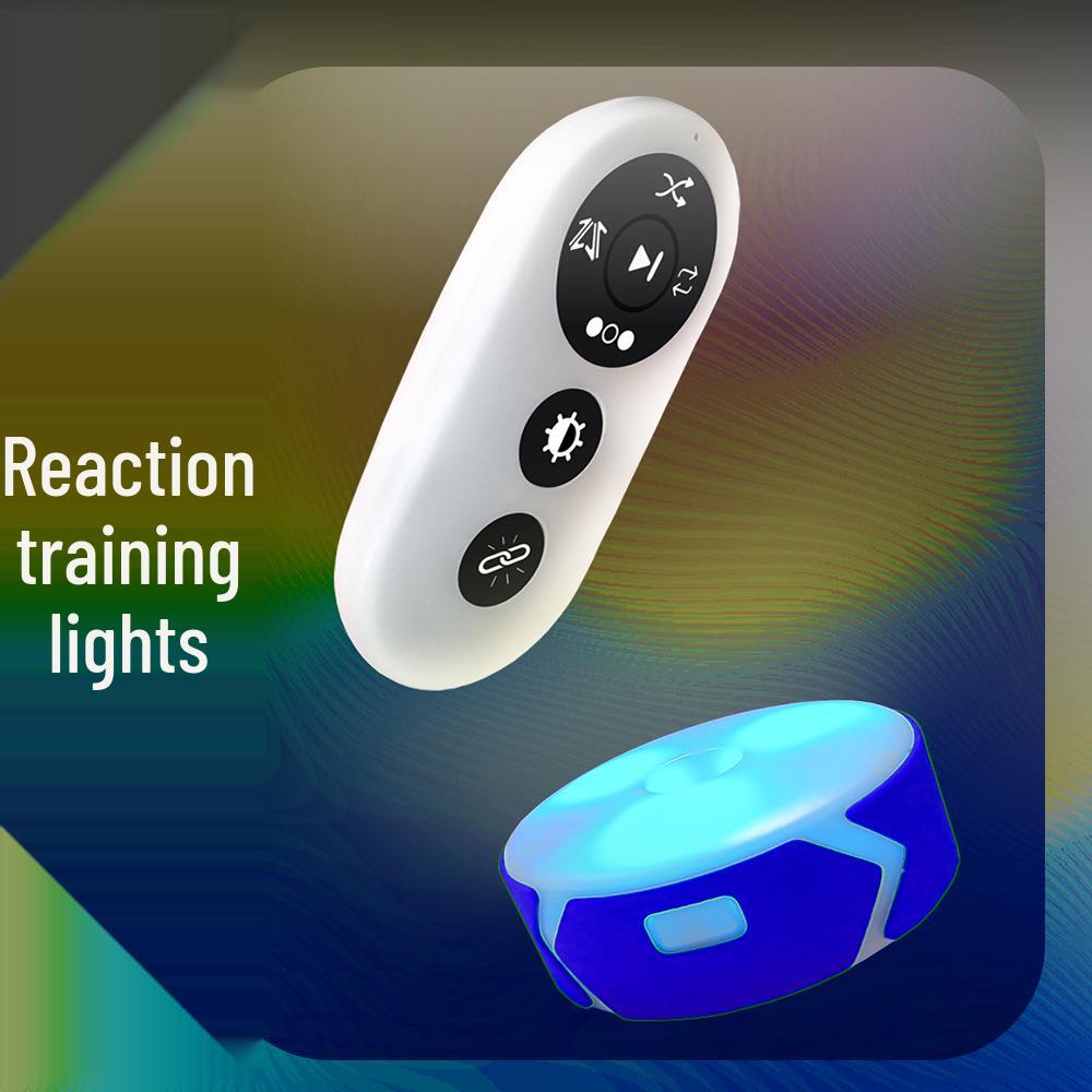 2025 Kids Speed Training Lights: Blue Remote Control Set for Football & Basketball - 6 Lights Version
