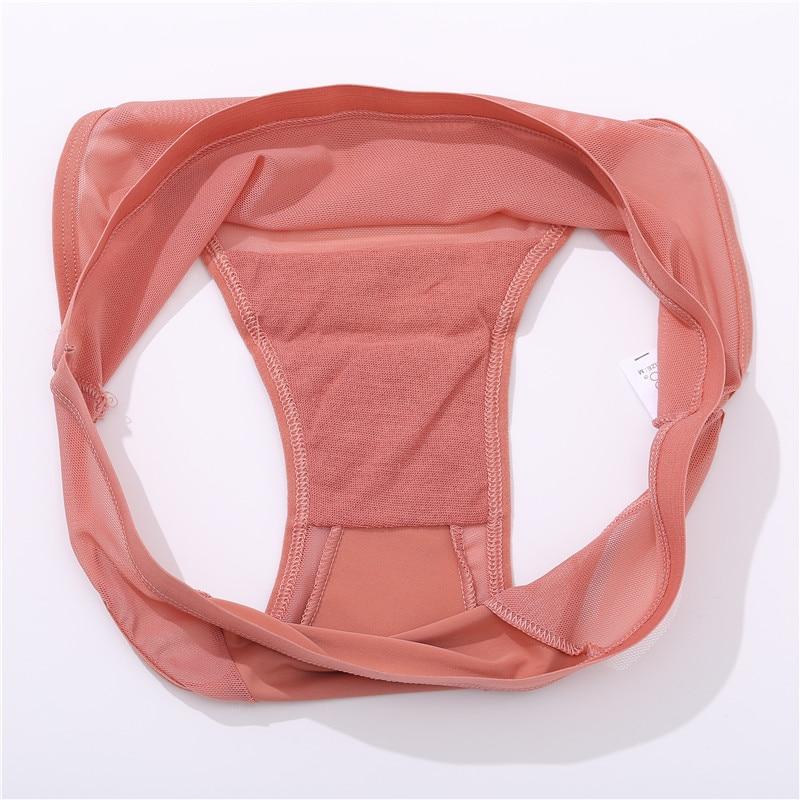 Women Seamless Mesh Panties Breathable Lingerie Woman Sexy Underwear For Girls Briefs Underpants Femme