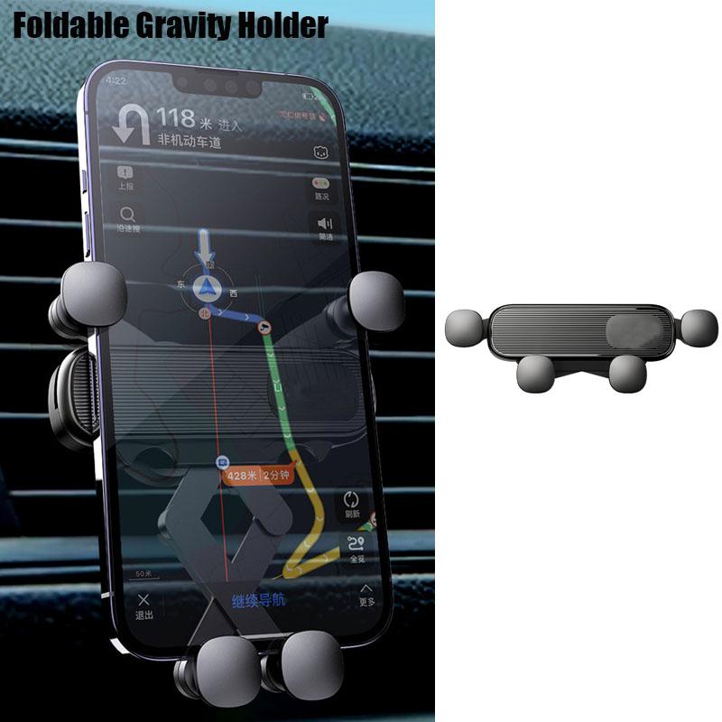Phone Holder Designed for Porsche Cayenne 2010-2015 Car Magnetic Mount Foldable Gravity Bracket Car Accessories