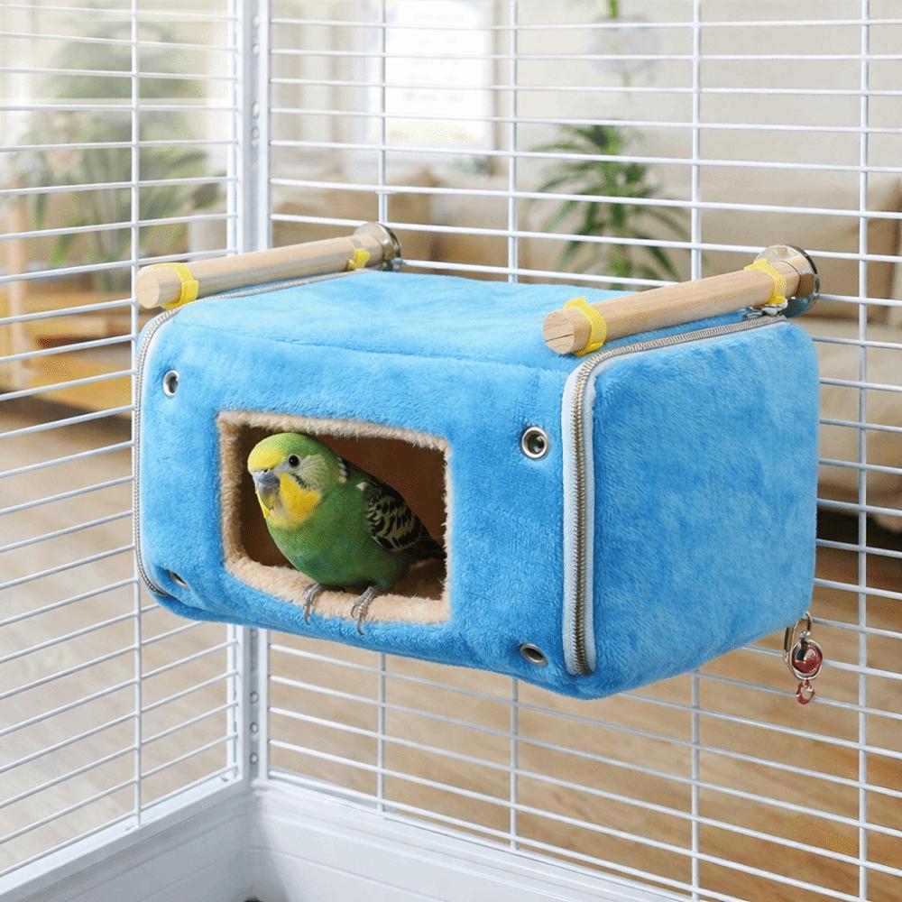 Thicken Bird Hanging Nest Soft Parrot Roosting House Save Space Parrot Hammock for Parrot Hamster