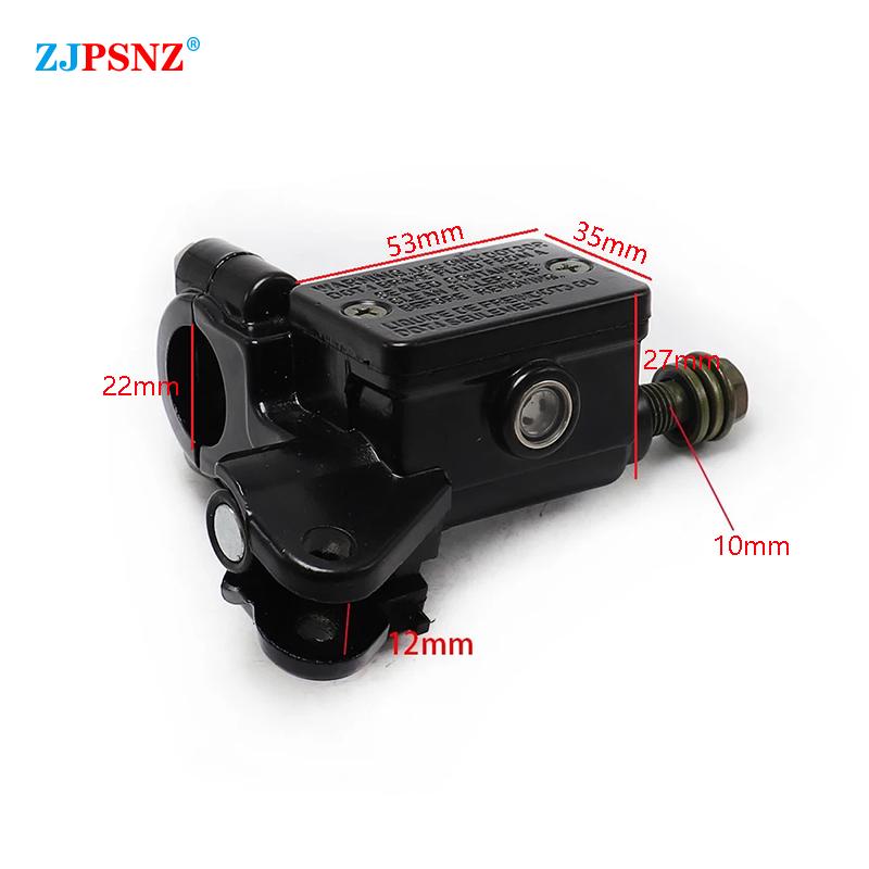 Motorcycle Brake Pump Body Front Brake Master Cylinder Lever Pump Fit For 70/90/110/125/150cc Dirt Pit Bike ATV Quad Universal