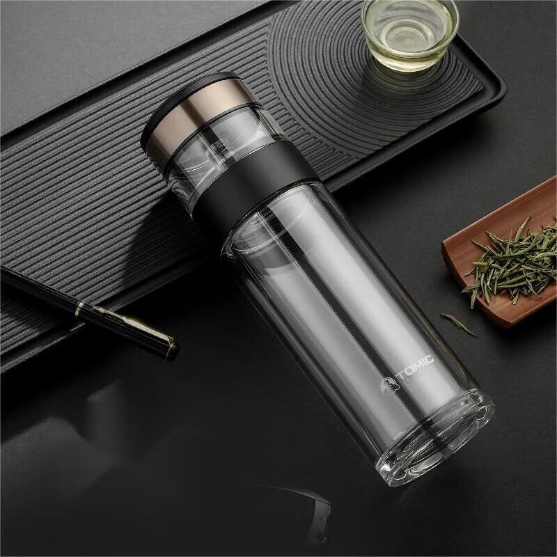 TOMIC Tea Water Separation Glass Mug