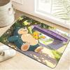 Pokemon Groudon vs Rayquaza Print Non-Slip Doormat, Absorbent Soft Floor Mat for Home Decor