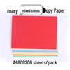Color Copy Paper A4 80g 100 Sheets - Pink & Yellow for Crafting & Origami