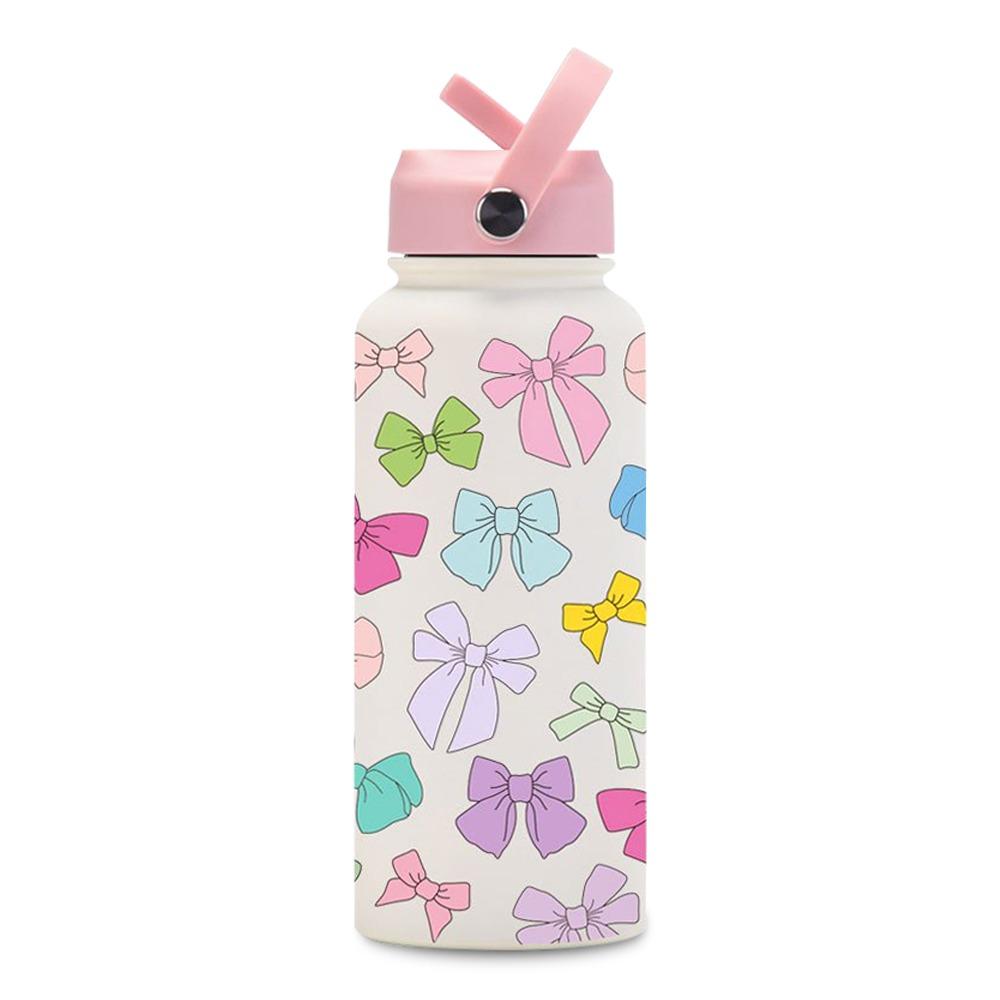 Straw Lid Vacuum Insulation Tumbler 304 Stainless Steel Handheld Cup New Drinking Cup  Handheld Use