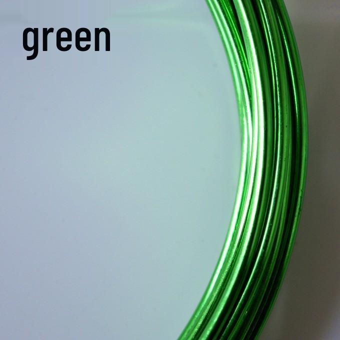 Colored 3.0mm x 5m Anodized Aluminum Wire for Handmade Bicycle Weaving and DIY Modeling